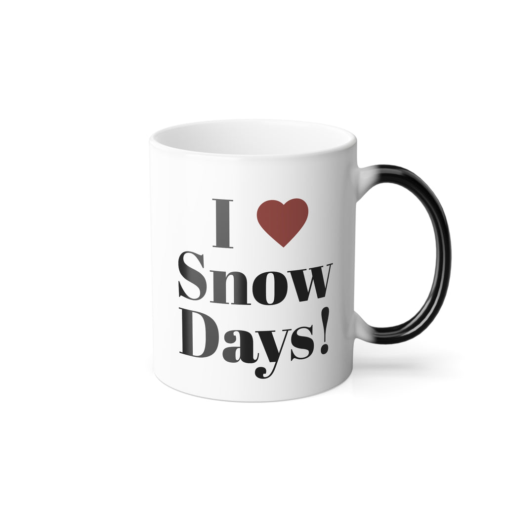 Snow Days! Winter Wonderland Mug — Festive Holiday Snow Scene Mug for Cozy Sips