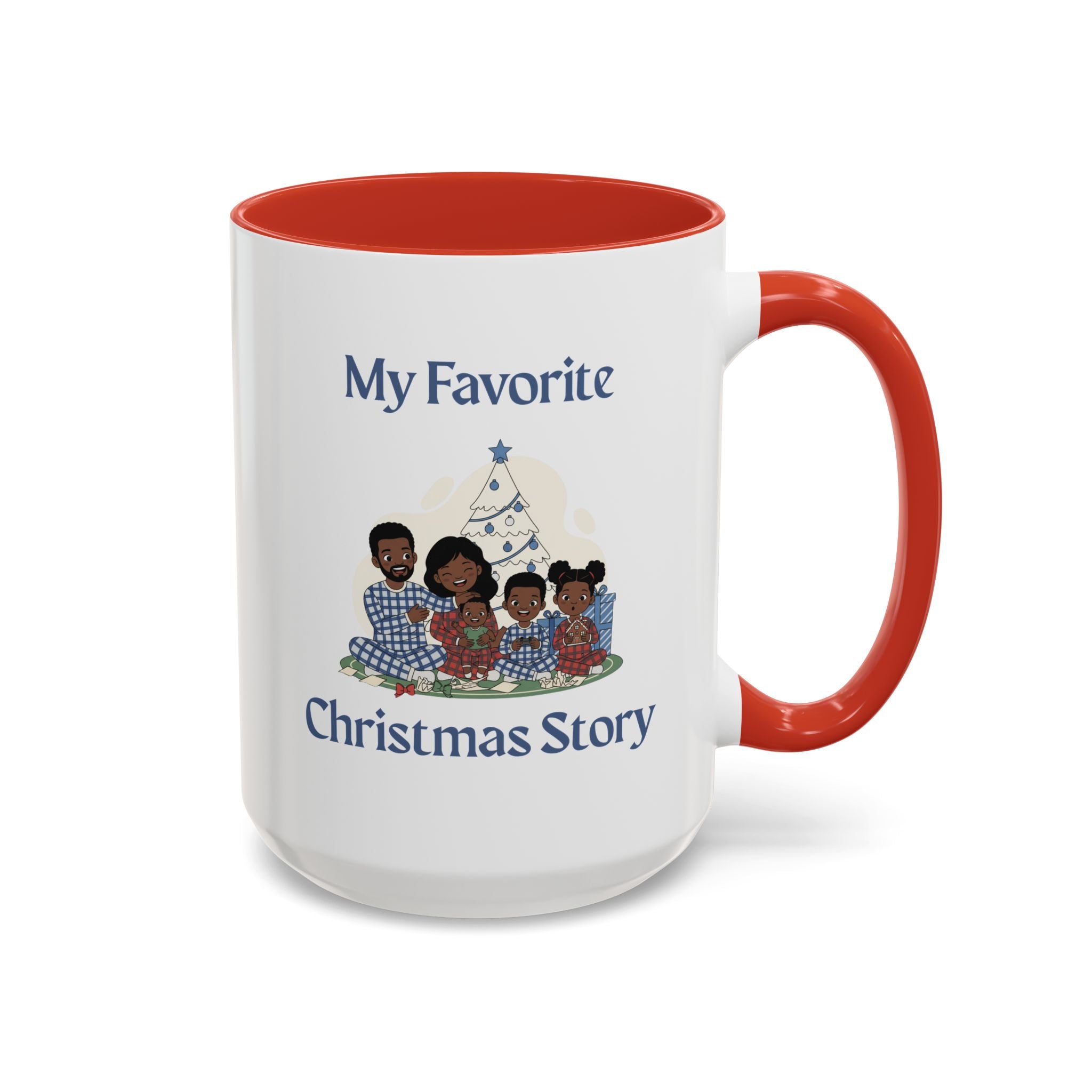 Family Holiday Accent Coffee Mug — Christmas Sayings Collection for Home & Family