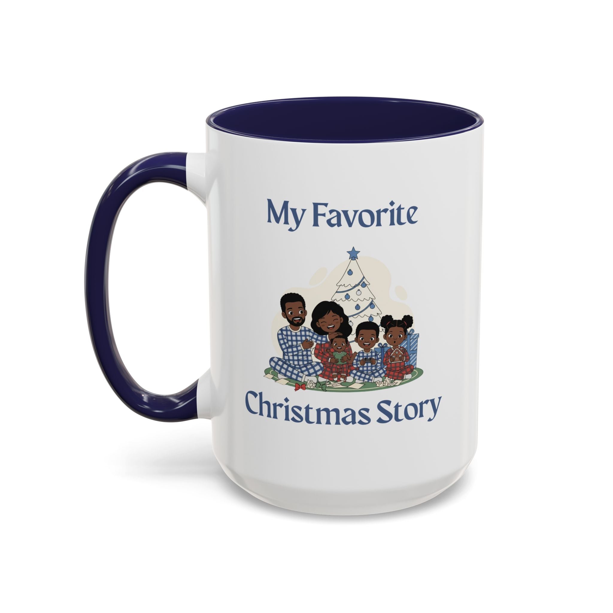 Family Holiday Accent Coffee Mug — Christmas Sayings Collection for Home & Family
