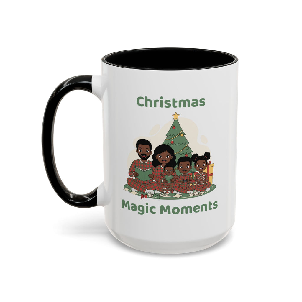 Family Holiday Accent Coffee Mug — Christmas Sayings Collection for Home & Family