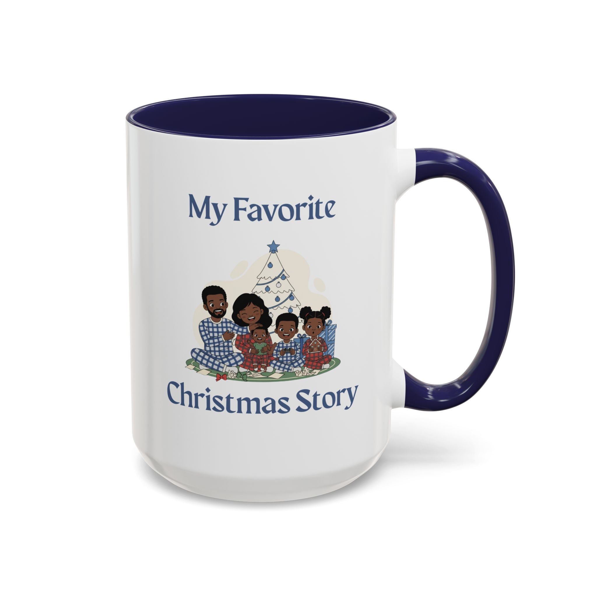 Family Holiday Accent Coffee Mug — Christmas Sayings Collection for Home & Family