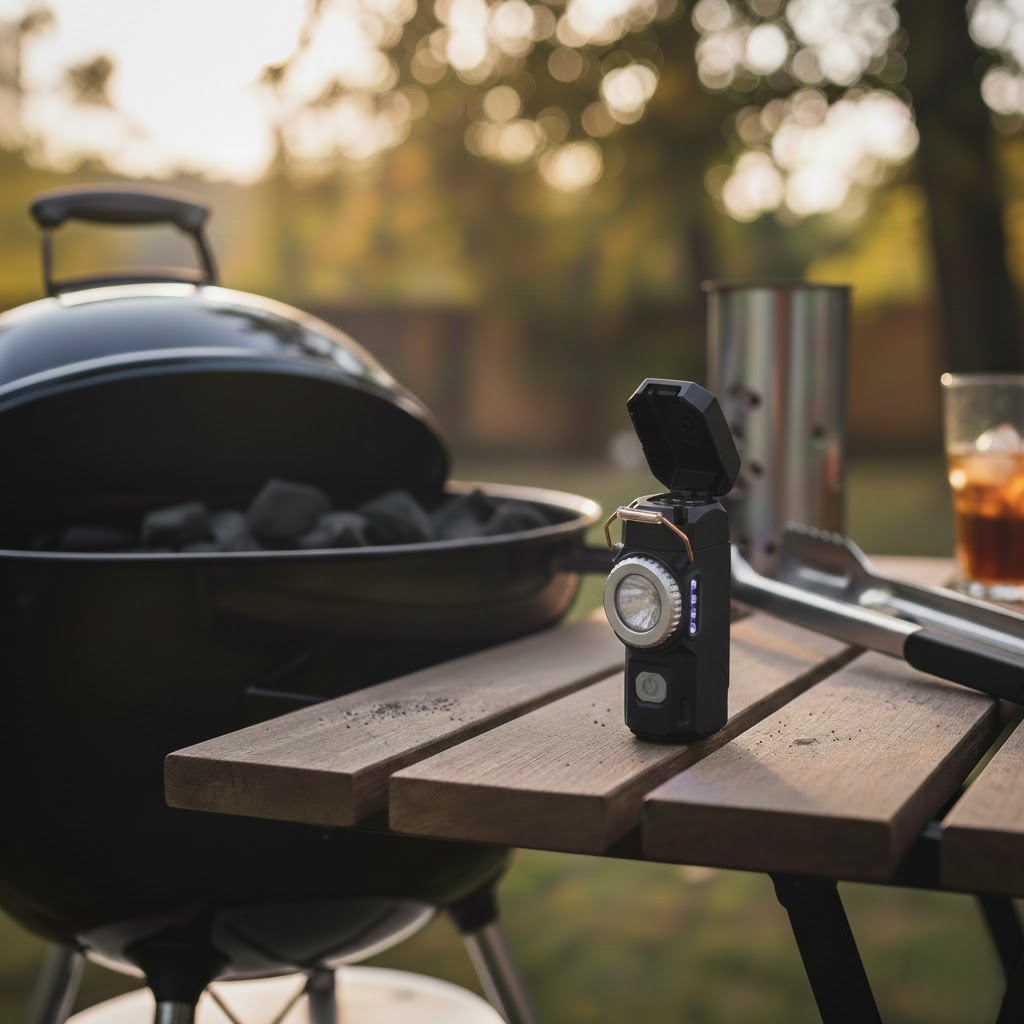 Outdoorsman Arc Lighter -  Windproof with Adjustable Flashlight